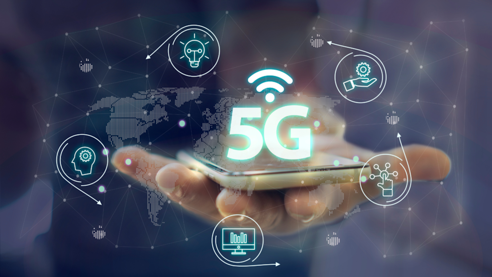 5G: 100-mal schneller als 4G und perfekt für die kabellose Vernetzung in der Industrie.