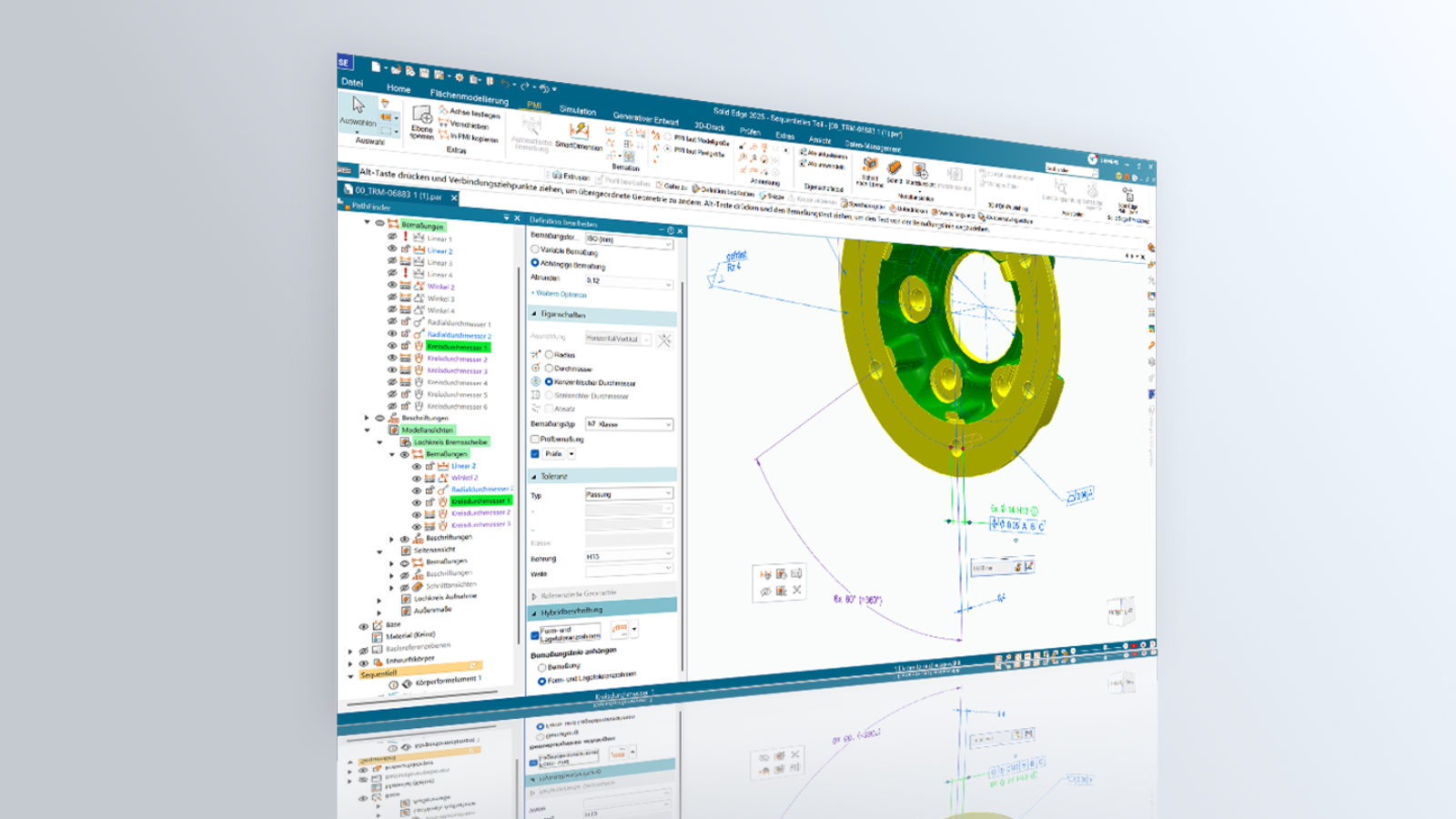 Schluss mit Medienbrüchen: Model Based Definition (MBD) und ISO GPS bringen alle produktrelevanten Informationen direkt ins 3D-Modell – für weniger Missverständnisse und mehr Effizienz.